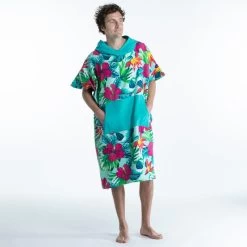 PONCHO SURF 500 ADULTE Print Bora -Équipement De Surf poncho surf 500 adulte print bora 7