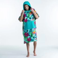 PONCHO SURF 500 ADULTE Print Bora -Équipement De Surf poncho surf 500 adulte print bora 9