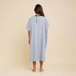 Poncho Surf Adulte - 100 Gris Chiné 11 Poncho Surf Adulte - 100 Gris Chiné -Équipement De Surf poncho surf adulte 100 gris chine 2