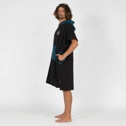 Poncho Surf Adulte - 500 Noir 13 Poncho Surf Adulte - 500 Noir -Équipement De Surf poncho surf adulte 500 noir 4