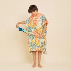 Poncho Surf Enfant 135 à 160 Cm - 550 Jungle -Équipement De Surf poncho surf enfant 135 a 160 cm 550 jungle 4