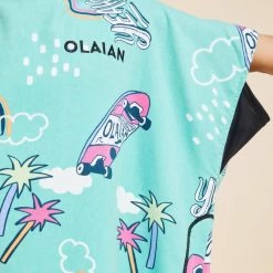 Poncho Surf Enfant 135 à 160 Cm - 550 Skatepark -Équipement De Surf poncho surf enfant 135 a 160 cm 550 skatepark 5