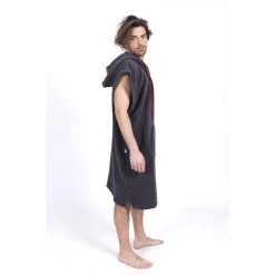 Poncho Surf | Gris | Sans Manches | Grande Taille -Équipement De Surf poncho surf gris sans manches grande taille 4