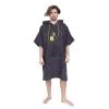 Poncho Surf Gris | Taille Unique | 100% Coton | Unisexe | Avec Manches