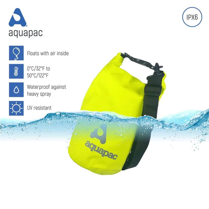 Aquapac Sac étanche 7L Heavyweight Avec Bandoulière Bleu 2 Aquapac Sac étanche 7L Heavyweight Avec Bandoulière Bleu – Image 2