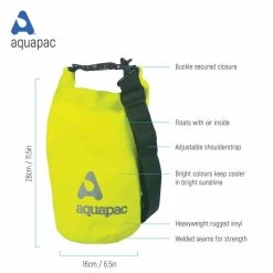 Aquapac Sac étanche 7L Heavyweight Avec Bandoulière Vert Acide -Équipement De Surf sac etanche 7l heavyweight avec bandouliere vert acide 2