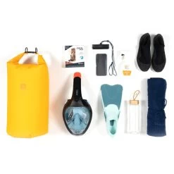 Sac étanche IPX4 20L Jaune -Équipement De Surf sac etanche ipx4 20l jaune 3