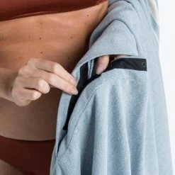 Serviette De Plage Poncho 190 X 190 Cm - Gris Bleu 19 Serviette De Plage Poncho 190 X 190 Cm - Gris Bleu -Équipement De Surf serviette de plage poncho 190 x 190 cm gris bleu 9