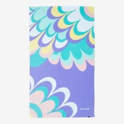 SERVIETTE L PRINT Flowy Parme 145x85 Cm -Équipement De Surf serviette l print flowy parme 145x85 cm 3