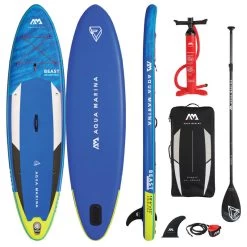 Aqua Marina Stand Up Paddle Gonflable – Beast 10'6" 15cm D'épaisseur Avec Pompe, Pagaie,