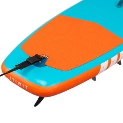 STAND UP PADDLE GONFLABLE DÉBUTANT 9 PIEDS BLEU ET ORANGE -Équipement De Surf stand up paddle gonflable debutant 9 pieds bleu et orange 8