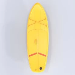 STAND UP PADDLE GONFLABLE DEBUTANT COMPACT S BLANC - JAUNE -Équipement De Surf stand up paddle gonflable debutant compact s blanc jaune 6