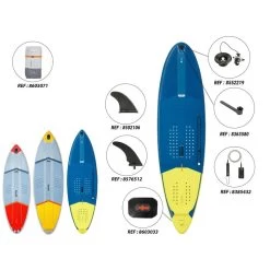 STAND UP PADDLE GONFLABLE LONGBOARD DE SURF 500 10' 140L BLEU -Équipement De Surf stand up paddle gonflable longboard de surf 500 10 140l bleu 4