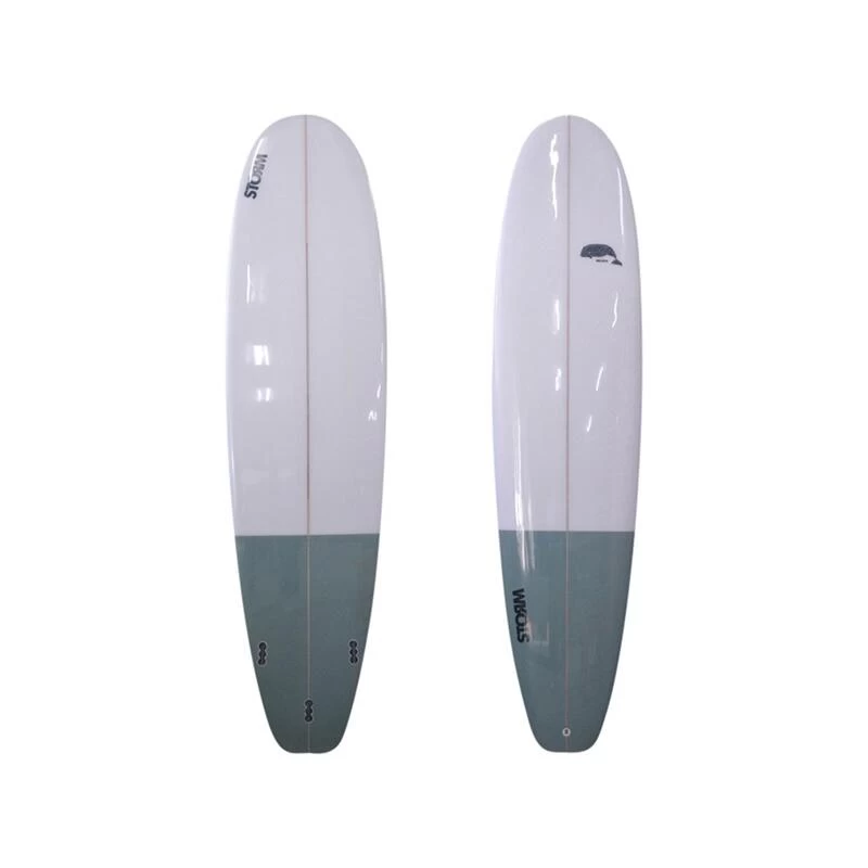 STORM Surfboard - Mini Malibu - 7'4 - Beluga LB25 1 STORM Surfboard - Mini Malibu - 7'4 - Beluga LB25