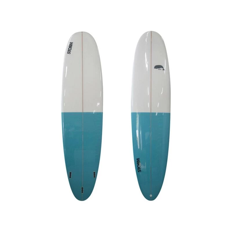STORM Surfboard - Mini Malibu - 7'6 - Beluga LB4 1 STORM Surfboard - Mini Malibu - 7'6 - Beluga LB4