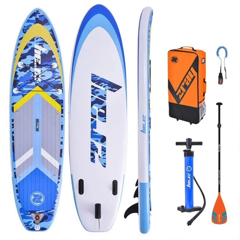 Zray SUP Gonflable Camo 10'8" Dropstitch 325x84x15 Cm (10'8x33"x6") - Option Kayak 1 Zray SUP Gonflable Camo 10'8" Dropstitch 325x84x15 Cm (10'8x33"x6") - Option Kayak