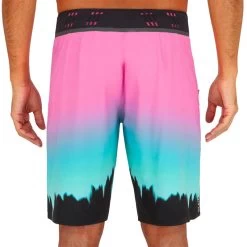 Surf Boardshort Long 900 Grungy Pink. -Équipement De Surf surf boardshort long 900 grungy pink 3