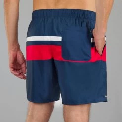 Surf Boardshort Standard 100POPSTRP BLUE -Équipement De Surf surf boardshort standard 100popstrp blue 4