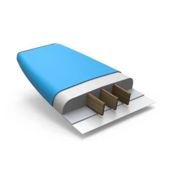 SURF MOUSSE 100 8'2" Livrée Avec Un Leash Et 3 Ailerons. 12 SURF MOUSSE 100 8'2" Livrée Avec Un Leash Et 3 Ailerons. -Équipement De Surf surf mousse 100 82 livree avec un leash et 3 ailerons 2