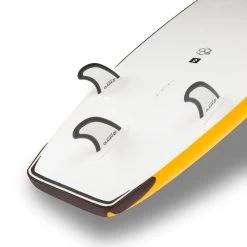 SURF MOUSSE 100 Renforcé 7'5" 84 L + Leash -Équipement De Surf surf mousse 100 renforce 75 84 l leash 7