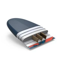 SURF MOUSSE 500 8'6". Livrée Avec 1 Leash Et 3 Ailerons. -Équipement De Surf surf mousse 500 86 livree avec 1 leash et 3 ailerons 2