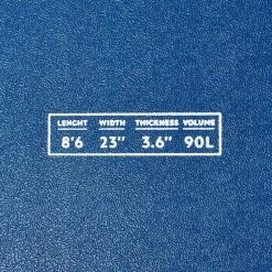 SURF MOUSSE 500 8'6". Livrée Avec 1 Leash Et 3 Ailerons. -Équipement De Surf surf mousse 500 86 livree avec 1 leash et 3 ailerons 8