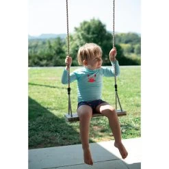 T-shirt Anti UV Bébé Manches Longues Bleu -Équipement De Surf t shirt anti uv bebe manches longues bleu 7