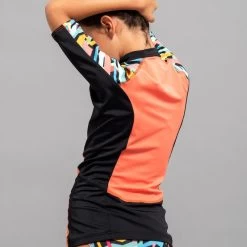 Top Solaire Fille Manche Courte Quartz Rose -Équipement De Surf top solaire fille manche courte quartz rose 4